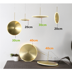 Nordic acrylic round chandeliers pendant lights lighting for decor