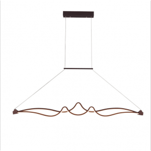 European style unique  LED acrylic adjustable wave pendant lamp