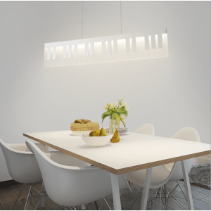 wholesale nordic decorative geometric up and down linear LED  pendant hang light