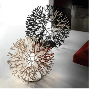 Modern Pendant Lamps Fashion Coral Ball Shape Plated Pendant