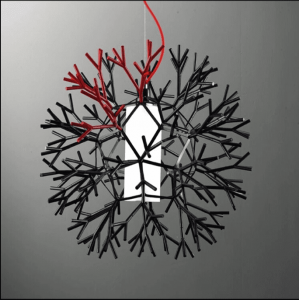 Modern Pendant Lamps Fashion Coral Ball Shape Plated Pendant