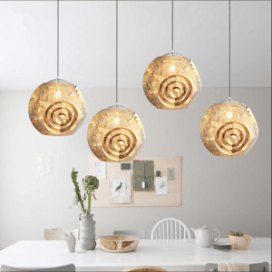 110-220V Indoor Lamp Metal Gold Finished Fancy LED  Pendant Lighting