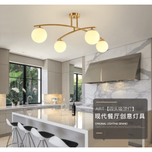 Modern  dining room clear  glass boll   ceilling lamp with CE/ROHS/SAA/UL