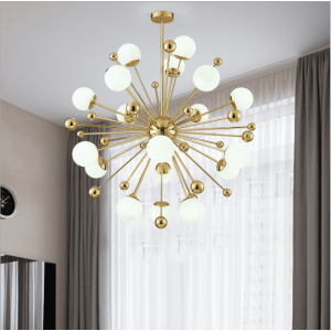Sputnik Firework LED Chandelier 11 Lights Modern Pendant  Light Fixture for Living Room