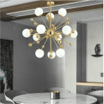 Sputnik Firework LED Chandelier 11 Lights Modern Pendant  Light Fixture for Living Room