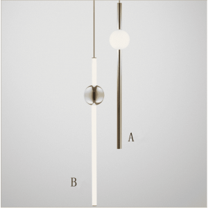 Nordic Modern Glass Shape   Pendant Lamp With Metal  For Indoor Decorations