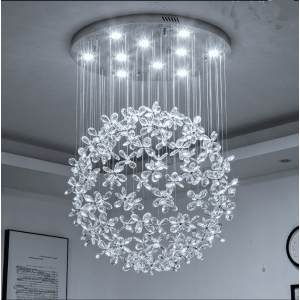 Made in China Crystal Chandeliers Pendant Lights Modern Large Pendant Lamp