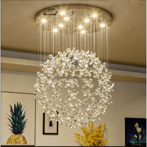 Made in China Crystal Chandeliers Pendant Lights Modern Large Pendant Lamp