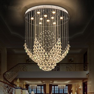 Modern Luxury LED Gu10 clear crystal cha...