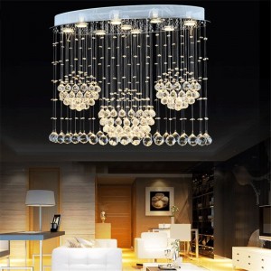 Top Quality Pendant Light Fixture Chandelier Crystal Lighting Crystal Hanging Lamp