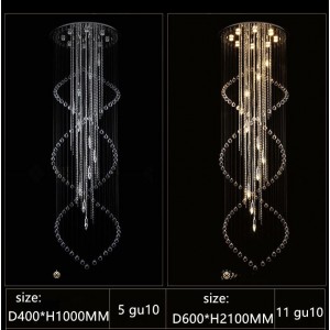  Modern Luxury Clear lustre Rain Chain D...