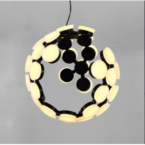 High Quality  Round Acrylic  Aluminum Modern Led  Chandelier Hanging Pendent Lights