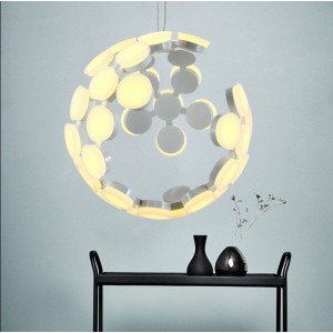 High Quality  Round Acrylic  Aluminum Modern Led  Chandelier Hanging Pendent Lights