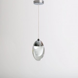 Energy saving light source egg shape acrylic  Metal Lighting LED Pendant Lamp