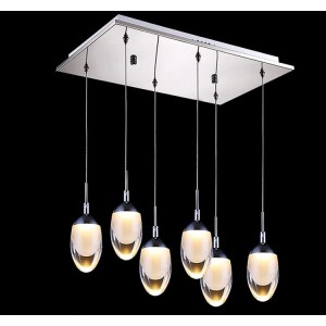 Energy saving light source egg shape acrylic  Metal Lighting LED Pendant Lamp