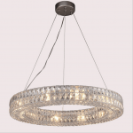American industrial classic Contemporary  circle K9 Crystal LED  pendant Lamp Lighting Fixture for project