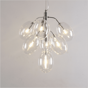 E27 Europe style 2 years warranty metal special gold glass ball chandelier indoor for home/hotel decoration