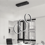 Round shaped LED linear light, led pendant light with different diameter led linear light diffuser