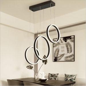 Round shaped LED linear light, led pendant light with different diameter led linear light diffuser