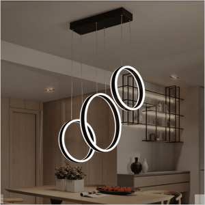 Round shaped LED linear light, led pendant light with different diameter led linear light diffuser