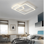 Modern Decoration Fashion Creative Indoor Square Acrylic Ceiling Lights For Living Rooms