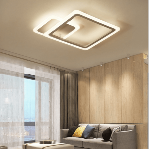 Modern Decoration Fashion Creative Indoor Square Acrylic Ceiling Lights For Living Rooms