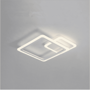 Modern Decoration Fashion Creative Indoor Square Acrylic Ceiling Lights For Living Rooms