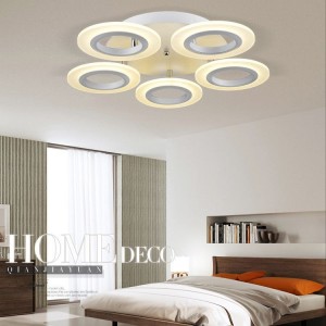 New design modern Round  LED Acrylic modern hotel house decorative ceiling lamp