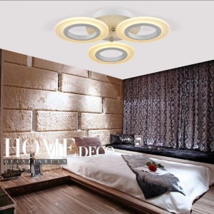 New design modern Round  LED Acrylic modern hotel house decorative ceiling lamp