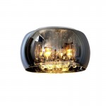 big aura pendant lighting new modern roundness decoratine chandelier resin glass pendant lights