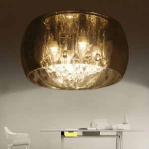 big aura pendant lighting new modern roundness decoratine chandelier resin glass pendant lights