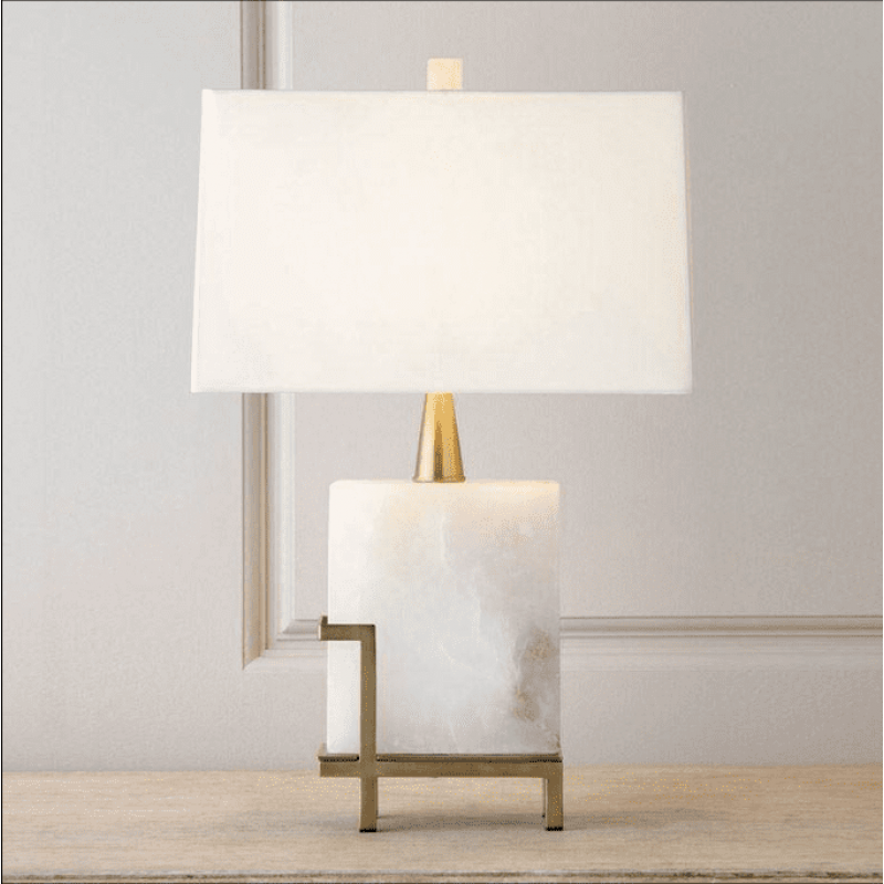 Custom made hotel presidential suit light luxury alabaster base dimmable led table lamp Custom made hotel presidential suit light luxury alabaster base dimmable led table lamp