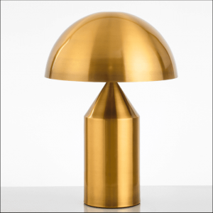 Metal LED mushroom shaped adjustable modern hotel table lamp
