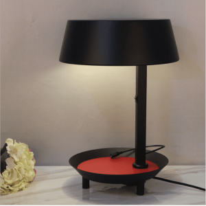 Modern vintage decorate design classic industrial black/white metal table lamp