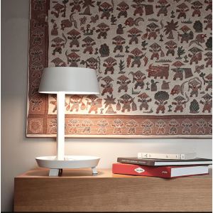 Modern vintage decorate design classic industrial black/white metal table lamp