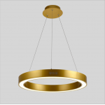 Golden circular ring LED pendant light for office hotel project lighting