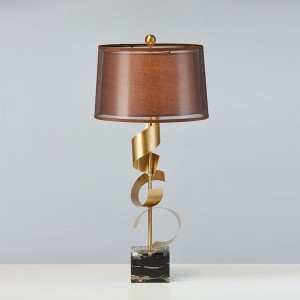 led e27 Postmodern Iron Marble Fabric Golden LED Lamp.LED Light.Table Light.Table Lamp.Desk Lamp.LED Desk Lamp For Bedroom