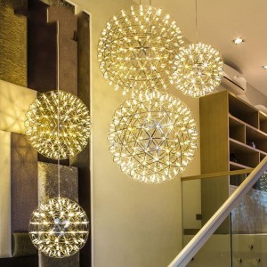 Wholesale 3000K Dining Room Ball Shape Chandelier, Modern Decorative Pendant Light