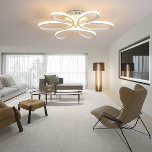 new design Arc arrangement concise acrylic honeycomb led indoor track ceiling light