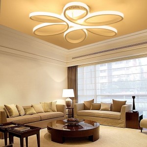 new design Arc arrangement concise acrylic honeycomb led indoor track ceiling light