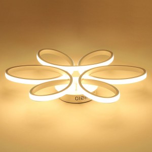 new design Arc arrangement concise acrylic honeycomb led indoor track ceiling light