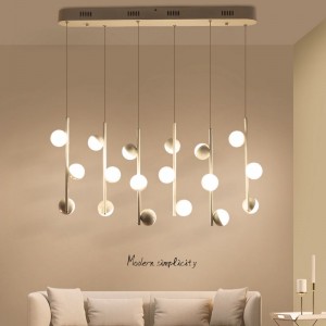 Cheap price indoor decoration semi flush mounted LED modern Pendant  light