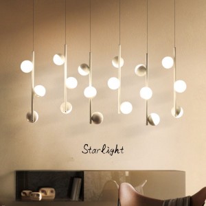 Cheap price indoor decoration semi flush mounted LED modern Pendant  light