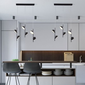 Cheap price indoor decoration semi flush mounted LED modern Pendant  light