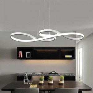 Golden creative note shape chandelier LED home lighting decorative lights