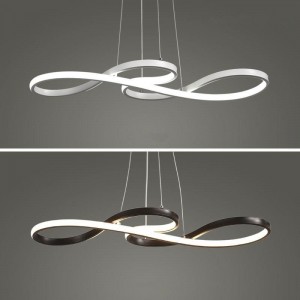 Golden creative note shape chandelier LED home lighting decorative lights