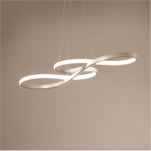 Golden creative note shape chandelier LED home lighting decorative lights