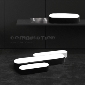 Modern new style black and white ceiling lighting acrylic covers modern led ceiling lamp