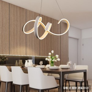 Fancy decoration acrylic led hanging chandelier with CE/ROHS/SAA/BIS/UL/ETL