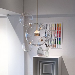 Modern glass pendant chandelier light fixture decorative pendant light